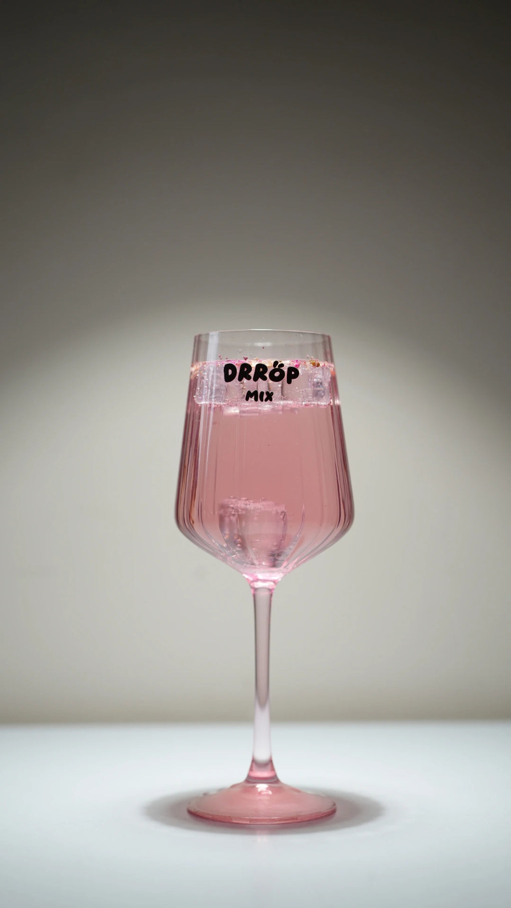 Blush Stemmed Cocktail Glass + Brunei Berry — Gift Set
